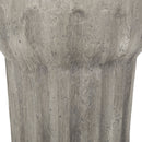 Outdoor Round Side Table - Gray