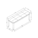 Oceanic - Dining Bench - Grey