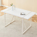Industrial Rectangular Dining Table For 4 - 6 People