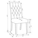 Douglas - Upholstered Dining Side Chair (Set of 2) - Oatmeal