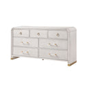 Malco - Dresser With Gold Detailing - Oak