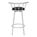 Swivel Stool Bar Height, Stylish Design Contemporary & Modern (Set of 2)