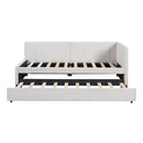 Upholstered Daybed, Sofa Bed Frame, No Box Spring Needed