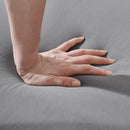 Chesterfield Velvet Upholstery Fabric Sofa With Roll Armrest & Nailhead