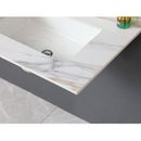 Vanity Top With Undermount Sink And Backsplash, Sintered Stone