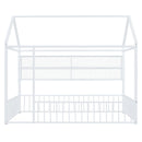 House Frame With Fence And Shelves