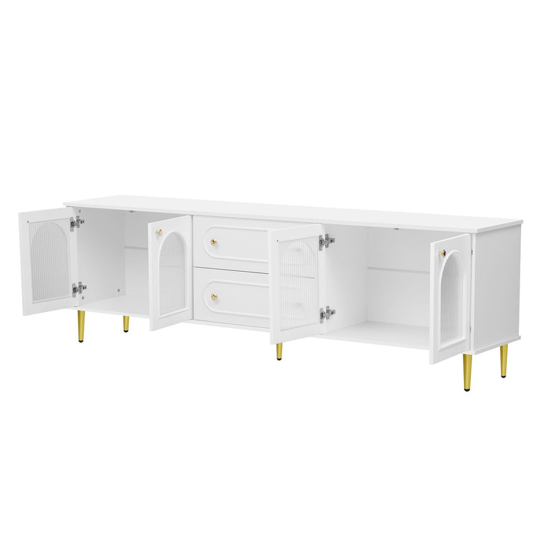 TV Cabinet With 2 Drawers And 2 Cabinets