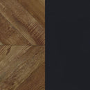 Marlene - 3-Panel Room Divider Folding Screen - Rustic Tobacco