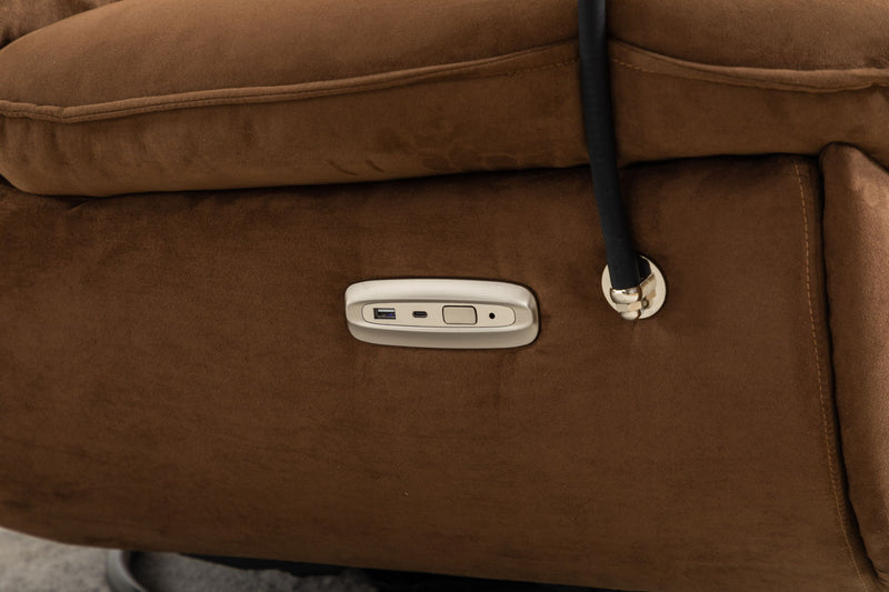 Power Recliner Swivel Glider USB Charger With Bluetooth Music Player, Sleep, Working, Game And Leisure