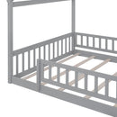 Bed House Bed Frame With Fence