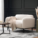 Sway - Upholstered Loveseat With Wood Legs And Round Arms