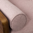 Aidan - Mid Century Modern Tufted Fabric Sofa