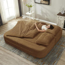 Multi Functional Sectional Sofa Bed With Independent Chaise Lounge And Functional Blanket