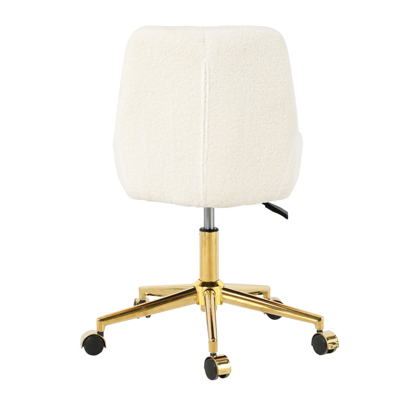 Modern Teddy Velvet Fabric Chair With Gold Plated 5 Claw Legs