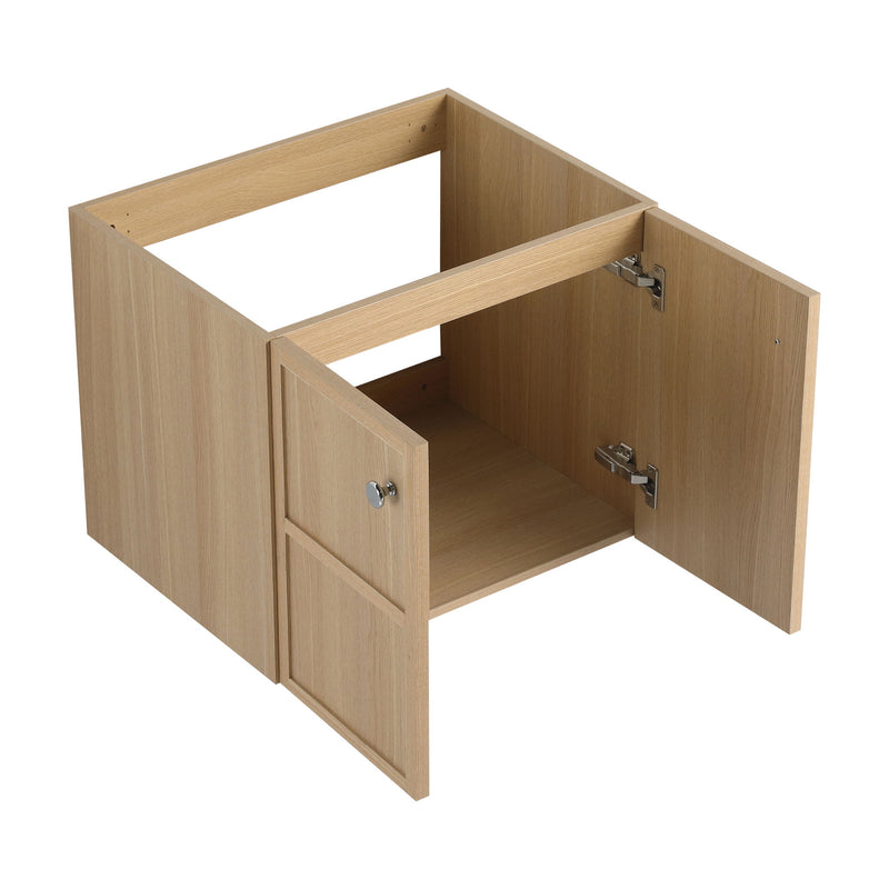 Modern Wall Mounted Bathroom Vanity With Soft Closing Doors