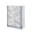 Moon - Chest With LED - White Marble