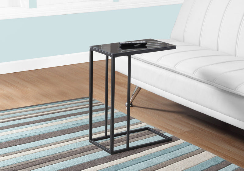 C-Shaped Accent Table For Living Room