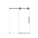 Frameless Single Sliding Shower Door With Clear Tempered Glass