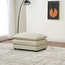 Modular Ottoman Style Deep Seat Sofa With Cushions