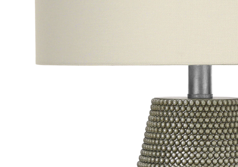 Lighting, Table Lamp, Resin, Contemporary - Gray