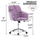 Adjustable Ergonomic Office Chair, Swivel Backrest Seat