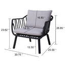Huron - Outdoor Club Chair (Set of 2)
