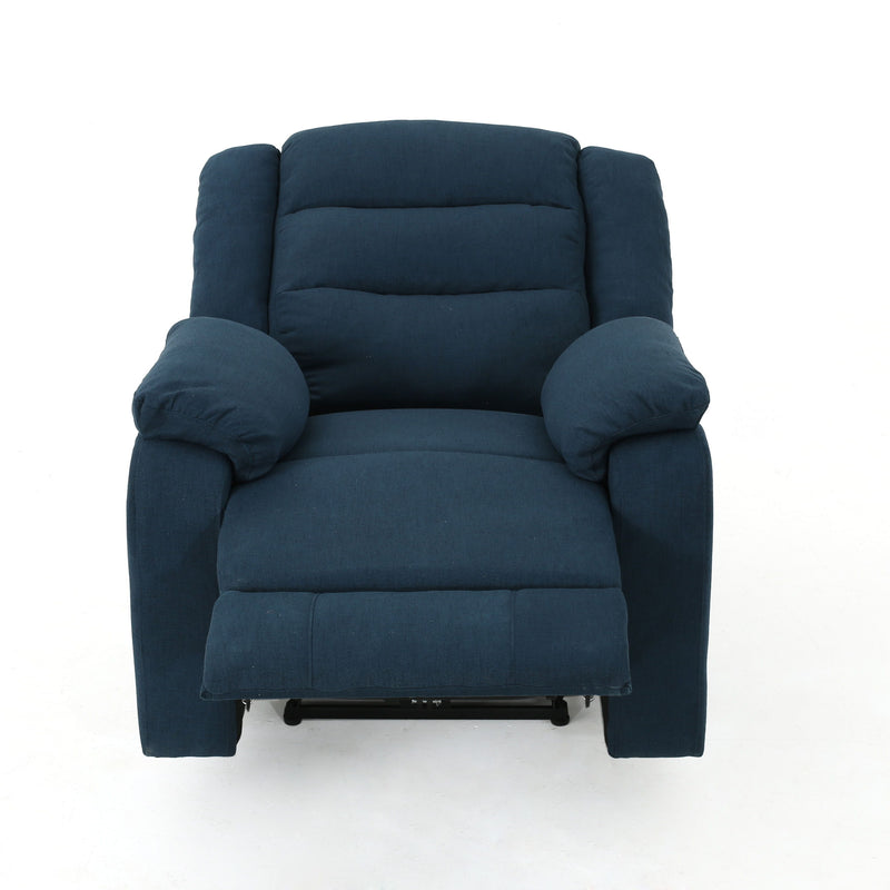 Wide - Power Standard Recliner - Navy Blue