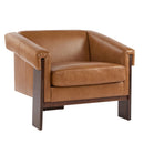 Sierra - Vintage Modern Accent Chair With Deep Cushions And Wide Armrests