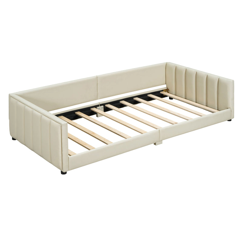 Upholstered Platform Bed, Mother & Child Bed