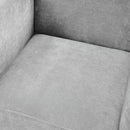 Barrel Accent Chair With Enclosed Arms