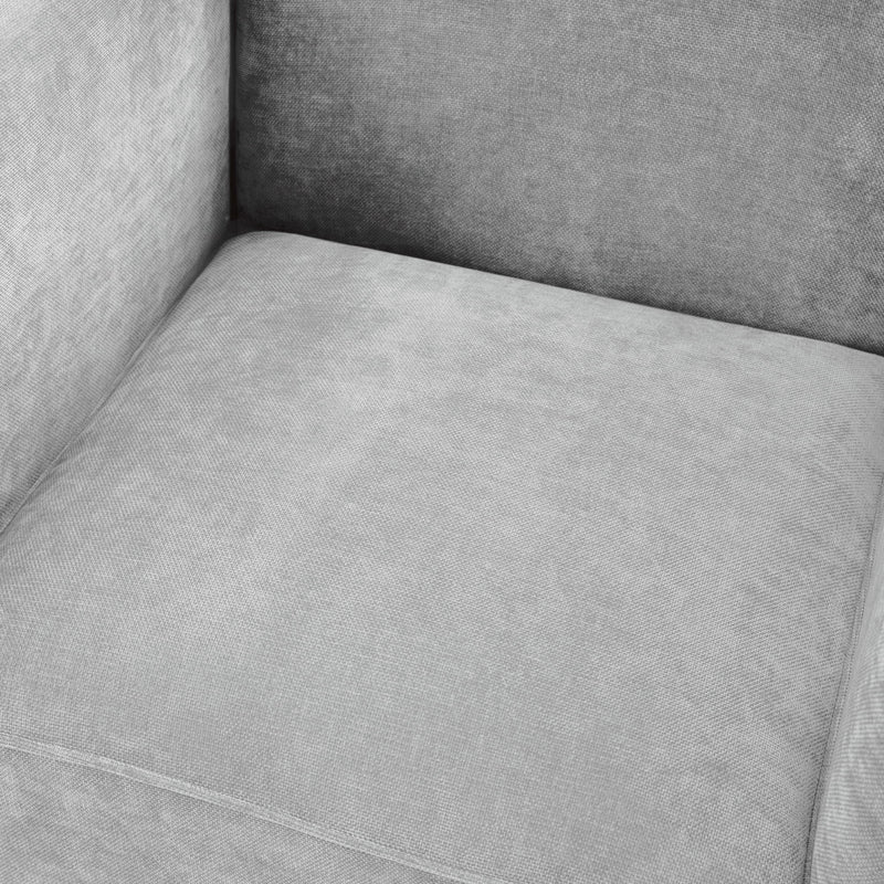 Barrel Accent Chair With Enclosed Arms