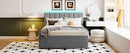 Upholstered Platform Bed With Trundle