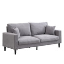 Modern Upholstered 2 Piece Sofa Set With 3 Seater And 2 Seater