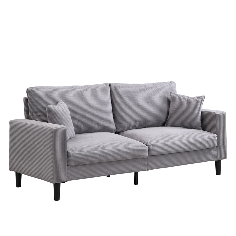 Modern Upholstered Resilience Three Seater Sofa