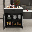 Expandable Kitchen Island With Power Outlet