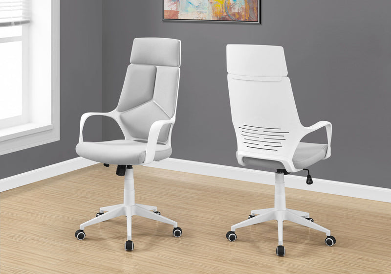 Office Swivel Chair, Adjustable Height, Ergonomic, Armrests, Contemporary & Modern