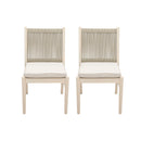 Cordoba - Dining Chair (Set of 2) Comfortable Armless Chairs - Beige