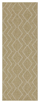 Earth - 5'3" X 7'3" Indoor, Outdoor Area Rug - Jute / White