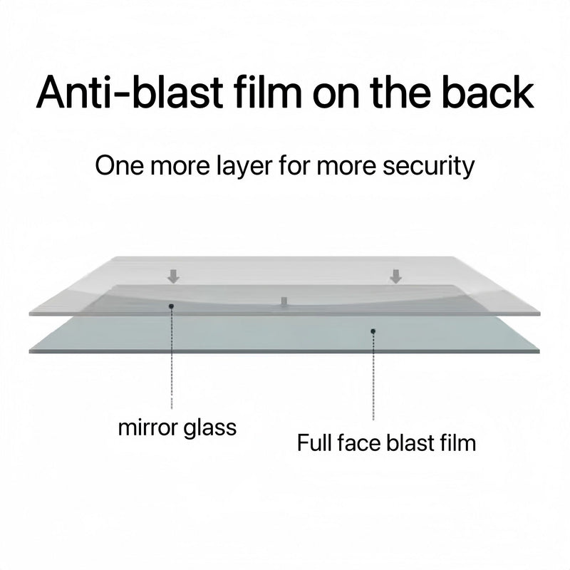 Modern Full Length Mirror With High Definition Shatter Proof Glass And Aluminum Alloy Frame