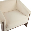 Sierra - Vintage Modern Accent Chair With Deep Cushions And Wide Armrests