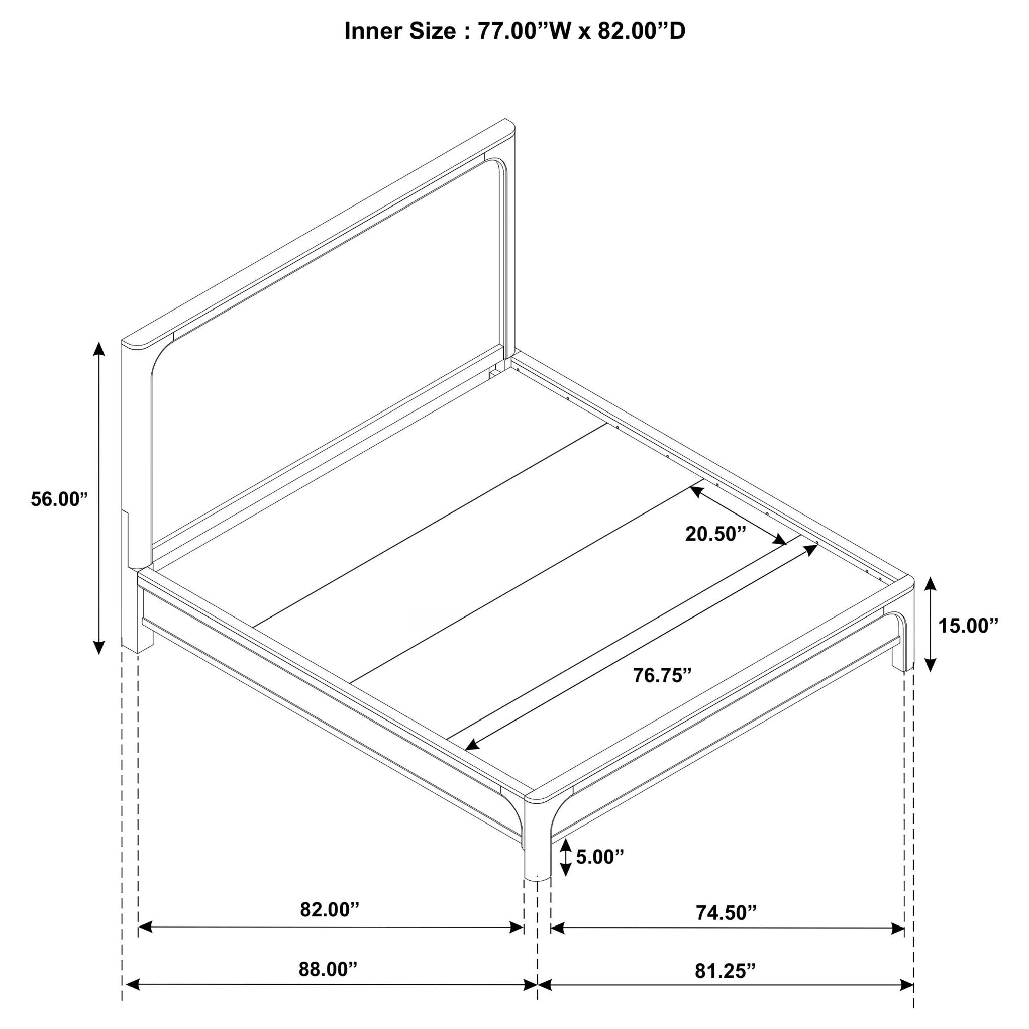 Solano 5-piece Eastern King Bedroom Set Weathered Mango