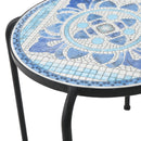 Skye - End Table - White / Blue
