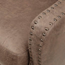 Shasta - Accent Chair With And Nail Buttons - Brown