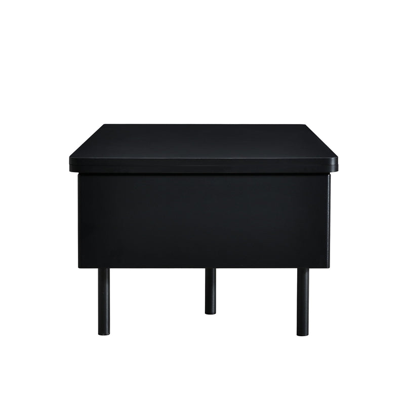 Lift Top Coffee Table With 2 Drawers With Hidden Storage Compartment For Living Room