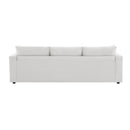 Modern Sectional Sofa With Throw Pillows, Cloud L Shaped Couch Set With Wide 4 Seat Comfy Couch Set With Movable Ottoman