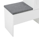 Elegant 2 In 1 Shoe Cabinets With Soft Cushion Versatile Shoe Rack Organizer With Adjustable Shelves