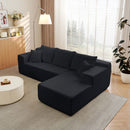 Modular Cloud Sectional Couch With L Shape Chaise, Deep Seat