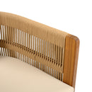 Outdoor Dining Chairs With Rope Handles (Set of 2)