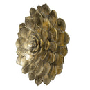 3 Piece Succulent Wall Plaque - Gold