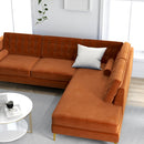Brooke - Velvet Sectional Sofa